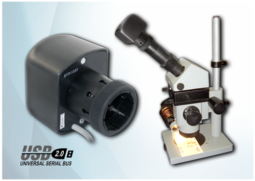 БТП-1333, Цветная ТВ насадка для бинокулярного микроскопа USB2.0